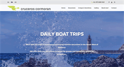 Desktop Screenshot of cruceroscormoran.com